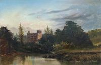 Lovely Original Mid 19th Century Antique British Castle River Landscape Oil Painting (2 of 11) Lovely Original Mid 19th Century Antique British Castle River Landscape Oil Painting (2 of 11)