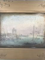 Antique Georgian or Early Victorian Landscape Oil Painting of Boats in Harbour by John Wilson Ewbank 2 of 2 (4 of 10) Antique Georgian or Early Victorian Landscape Oil Painting of Boats in Harbour by John Wilson Ewbank 2 of 2 (4 of 10)