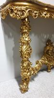 Carved Wood Gilt Console Table (7 of 17) Carved Wood Gilt Console Table (7 of 17)