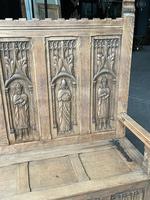French Gothic Oak Hall Bench (6 of 8) French Gothic Oak Hall Bench (6 of 8)