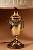 Pair of Very Decorative Edwardian English Brass Table Lamps (2 of 4) Pair of Very Decorative Edwardian English Brass Table Lamps (2 of 4)