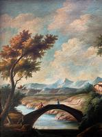 Substantial! Original Italian Landscape Oil by Follower of 17th Century Gaspard Dughet (8 of 15) Substantial! Original Italian Landscape Oil by Follower of 17th Century Gaspard Dughet (8 of 15)