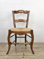 Set of Four Antique French Fruitwood Dining Chairs (3 of 9) Set of Four Antique French Fruitwood Dining Chairs (3 of 9)