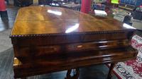 Elegant English Eavestaff Queen Anne Style Grained Walnut Grand Piano with Matching Duet Piano Stool (5 of 8) Elegant English Eavestaff Queen Anne Style Grained Walnut Grand Piano with Matching Duet Piano Stool (5 of 8)