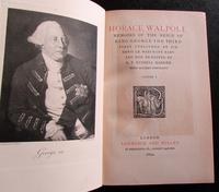 1894 Memoirs of The Reign of George The Third by Horace Walpole Limited Edition Set, 4 Volumes (2 of 4) 1894 Memoirs of The Reign of George The Third by Horace Walpole Limited Edition Set, 4 Volumes (2 of 4)