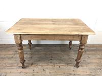 Antique Pine Farmhouse Kitchen Table with Drawer (3 of 13) Antique Pine Farmhouse Kitchen Table with Drawer (3 of 13)