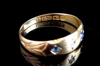 Antique Victorian Sapphire & Diamond Ring, 15ct Gold (9 of 12) Antique Victorian Sapphire & Diamond Ring, 15ct Gold (9 of 12)