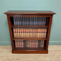 Fine Quality Antique Victorian Mahogany Open Bookcase (4 of 4) Fine Quality Antique Victorian Mahogany Open Bookcase (4 of 4)