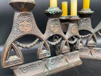Pair of Russian Matryoshka Candlesticks (3 of 4) Pair of Russian Matryoshka Candlesticks (3 of 4)