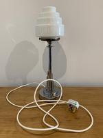 Art Deco Chrome Table Lamp with Opaline Shade (15 of 15) Art Deco Chrome Table Lamp with Opaline Shade (15 of 15)