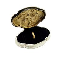 Antique Victorian Sterling Silver 'Cherub' Ring Box 1898 (8 of 9) Antique Victorian Sterling Silver 'Cherub' Ring Box 1898 (8 of 9)
