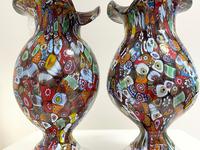 2 Beautiful Italian Murano Fratelli & Torso Millefiori Glass Vases (15 of 34) 2 Beautiful Italian Murano Fratelli & Torso Millefiori Glass Vases (15 of 34)