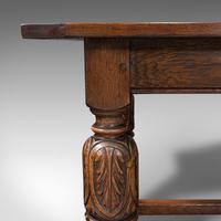 Antique Refectory Table, English, Oak, Dining, Jacobean Revival, Edwardian c.1910 (10 of 12) Antique Refectory Table, English, Oak, Dining, Jacobean Revival, Edwardian c.1910 (10 of 12)