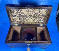William IV Rosewood Tea Caddy With Mother of Pearl Inlay (11 of 15) William IV Rosewood Tea Caddy With Mother of Pearl Inlay (11 of 15)