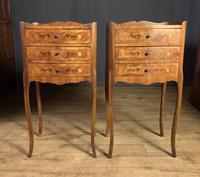 Pair of French Inlaid Tulipwood Bedside Tables (8 of 11) Pair of French Inlaid Tulipwood Bedside Tables (8 of 11)