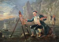 Late 18th Century 'British School' Original Oil Portrait Painting of a Shoreline Artist (2 of 12) Late 18th Century 'British School' Original Oil Portrait Painting of a Shoreline Artist (2 of 12)