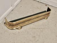 Small Victorian Pierced Brass Fender (3 of 4) Small Victorian Pierced Brass Fender (3 of 4)