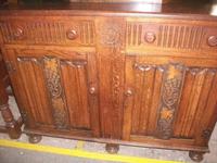 Grape Carved Oak Court Cupboard (3 of 3) Grape Carved Oak Court Cupboard (3 of 3)