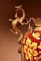 Pair of Spectacular & Beautiful Ceramic Hand Painted Paraffin Lamps (6 of 12) Pair of Spectacular & Beautiful Ceramic Hand Painted Paraffin Lamps (6 of 12)