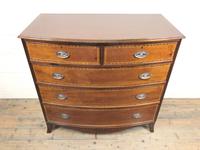 Quality 20th Century Bow Front Mahogany Chest of Drawers (M-1537) (10 of 11) Quality 20th Century Bow Front Mahogany Chest of Drawers (M-1537) (10 of 11)