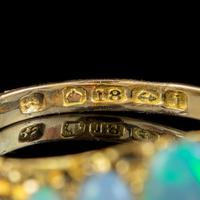 Antique Edwardian Opal Five Stone Ring 18ct Gold Dated 1908 (5 of 6) Antique Edwardian Opal Five Stone Ring 18ct Gold Dated 1908 (5 of 6)