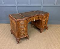 Burr Walnut Pedestal Desk by Maple and Co (9 of 18) Burr Walnut Pedestal Desk by Maple and Co (9 of 18)