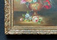 Superb Original Early 20th Century Continental Miniature Floral Still Life Oil Painting (9 of 11) Superb Original Early 20th Century Continental Miniature Floral Still Life Oil Painting (9 of 11)