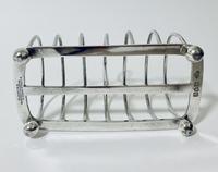 Large Antique Six Division Solid Silver Toast Rack (8 of 10) Large Antique Six Division Solid Silver Toast Rack (8 of 10)