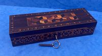 William IV Rosewood Glove Box with Stick Ware & Tunbridge Ware (11 of 14) William IV Rosewood Glove Box with Stick Ware & Tunbridge Ware (11 of 14)
