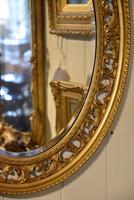 Carved Open Fretwork Giltwood Oval Mirror (2 of 3) Carved Open Fretwork Giltwood Oval Mirror (2 of 3)