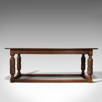 Antique Refectory Table, English, Oak, Dining, Jacobean Revival, Edwardian c.1910 (5 of 12) Antique Refectory Table, English, Oak, Dining, Jacobean Revival, Edwardian c.1910 (5 of 12)