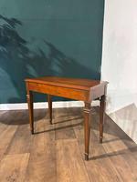 Vintage Organ Stool On Tapered Supports
