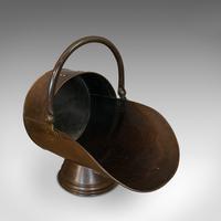 Antique Coal Scuttle, English, Copper, Brass, Fireside Bin, Victorian c.1900 (3 of 9) Antique Coal Scuttle, English, Copper, Brass, Fireside Bin, Victorian c.1900 (3 of 9)