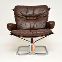 1960’s Pair of Leather & Chrome Armchairs by Ingmar Relling (7 of 12) 1960’s Pair of Leather & Chrome Armchairs by Ingmar Relling (7 of 12)