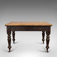 Antique Kitchen Table, English, Extending, Scrub Top, Dining, Victorian c.1870 (3 of 12) Antique Kitchen Table, English, Extending, Scrub Top, Dining, Victorian c.1870 (3 of 12)