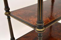 Antique Amboyna & Ebony Etagere Side Table (9 of 13) Antique Amboyna & Ebony Etagere Side Table (9 of 13)