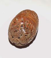 Victorian carved coquilla nut thimble holder (2 of 5) Victorian carved coquilla nut thimble holder (2 of 5)