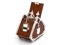 Unusual Shape Victorian Oak and Silver Plated Sugar Scuttle (9 of 10) Unusual Shape Victorian Oak and Silver Plated Sugar Scuttle (9 of 10)
