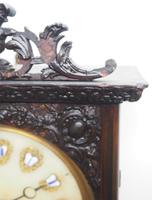 Rare Early Wall Clock Large Dial Rosewood 8 Day Striking Vienna Wall Clock (3 of 10) Rare Early Wall Clock Large Dial Rosewood 8 Day Striking Vienna Wall Clock (3 of 10)