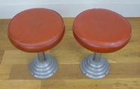 Pair 1930s Art Deco Inspired Industrial Swivel Stools (9 of 10) Pair 1930s Art Deco Inspired Industrial Swivel Stools (9 of 10)