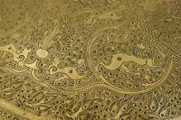 Large Asian Round Brass Table Top Tray (4 of 5) Large Asian Round Brass Table Top Tray (4 of 5)