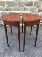 Pair Antique Mahogany Console Tables (9 of 9) Pair Antique Mahogany Console Tables (9 of 9)