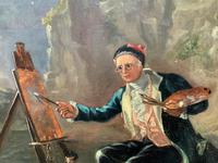 Late 18th Century 'British School' Original Oil Portrait Painting of a Shoreline Artist (8 of 12) Late 18th Century 'British School' Original Oil Portrait Painting of a Shoreline Artist (8 of 12)