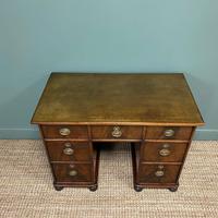 Small Mahogany Victorian Antique Pedestal Desk (4 of 7) Small Mahogany Victorian Antique Pedestal Desk (4 of 7)