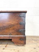 Antique Mahogany Metal Bound Trunk with Wheels (4 of 10) Antique Mahogany Metal Bound Trunk with Wheels (4 of 10)