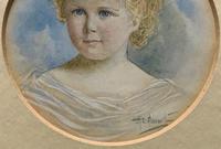 Albany E Howarth ARE Miniature Watercolour Portrait Painting of Little Girl (6 of 11) Albany E Howarth ARE Miniature Watercolour Portrait Painting of Little Girl (6 of 11)