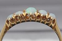 Edwardian 1905, 18ct Gold Opal Five-stone Ring (2 of 3) Edwardian 1905, 18ct Gold Opal Five-stone Ring (2 of 3)