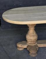 Large French Bleached Oak Monastery Dining Table (5 of 18) Large French Bleached Oak Monastery Dining Table (5 of 18)