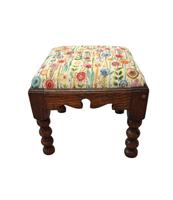 Edwardian Bobbin Turned Stool