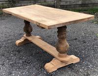 French Bleached Oak Farmhouse Dining Table (12 of 12) French Bleached Oak Farmhouse Dining Table (12 of 12)
